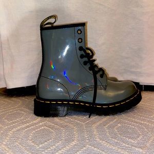 Dr. Martens Shoes Metallic Silver